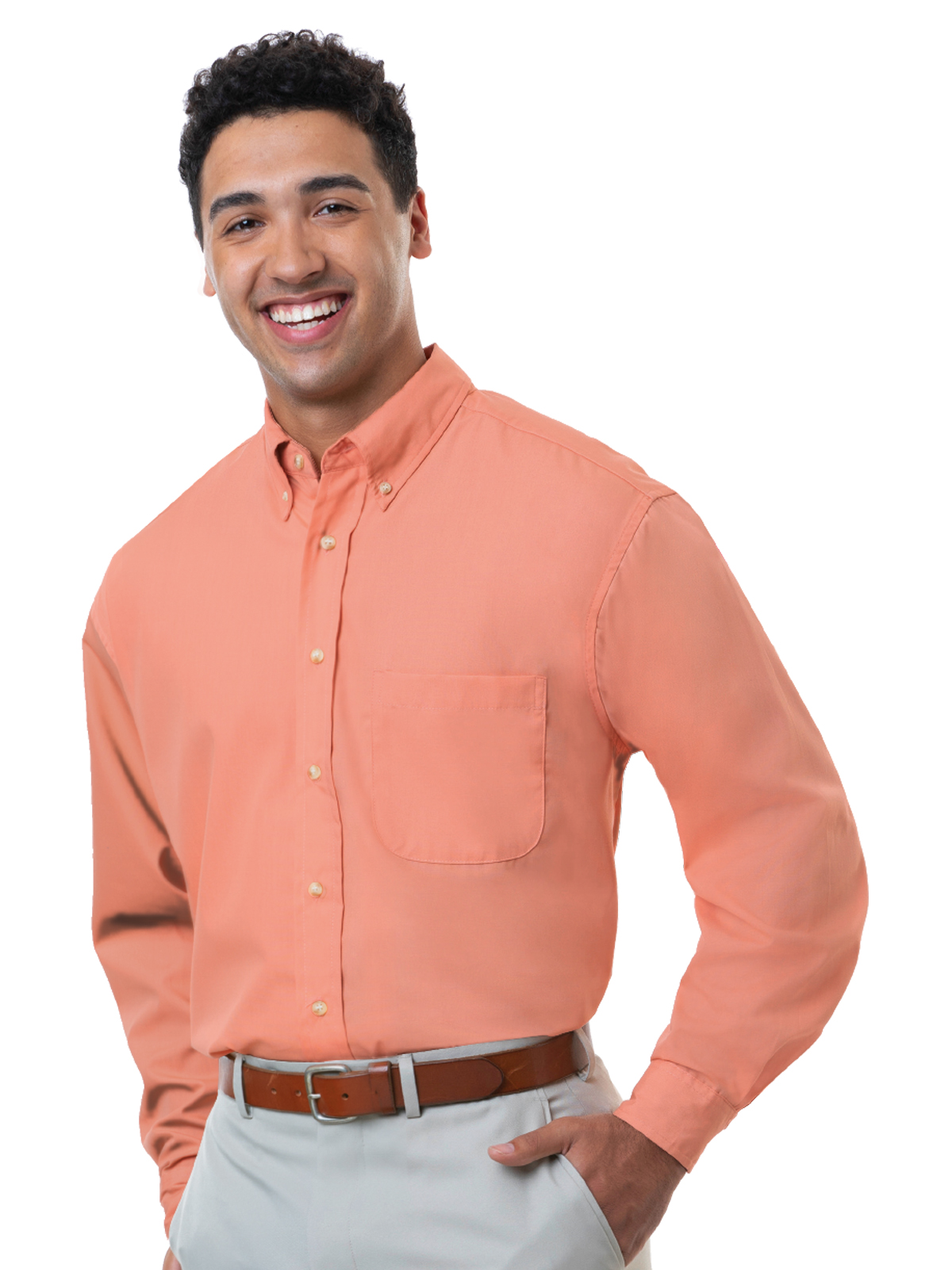 Blue Generation - Men's 1-Pocket Superblend Poplin Shirt 61