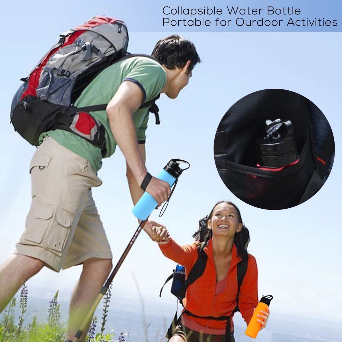 Collapsible Water Bottle Silicone 4