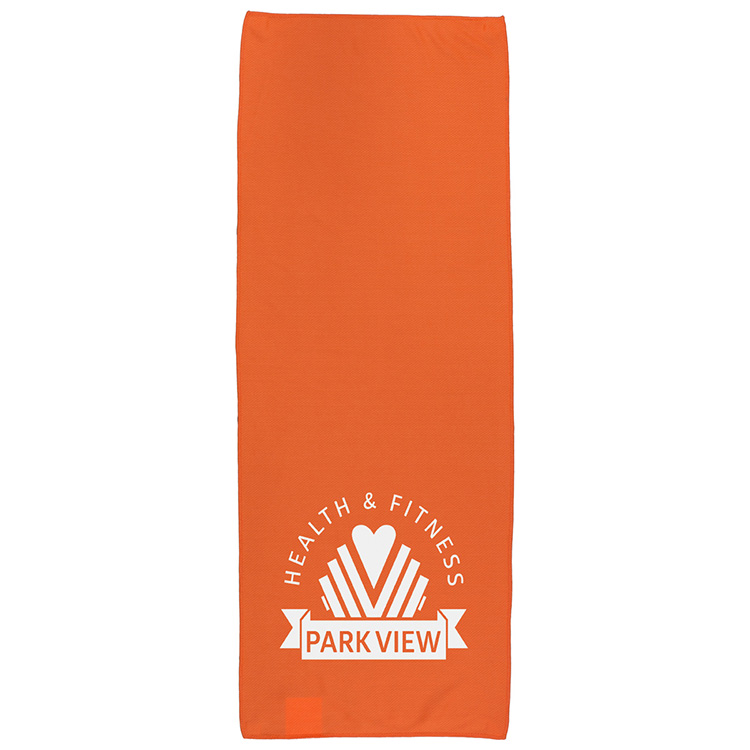 "THE RAINER" Recycled RPET Cooling Towel – 12" W x 32" H 44