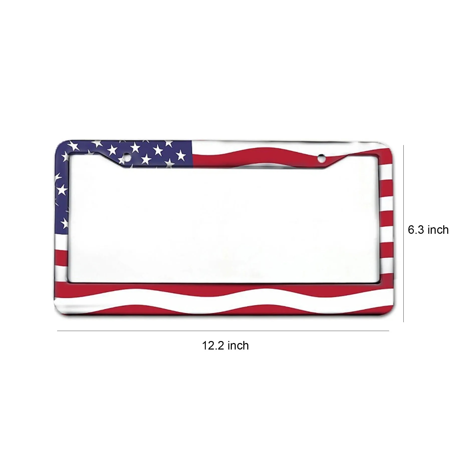 American Flag License Plate Frame 3