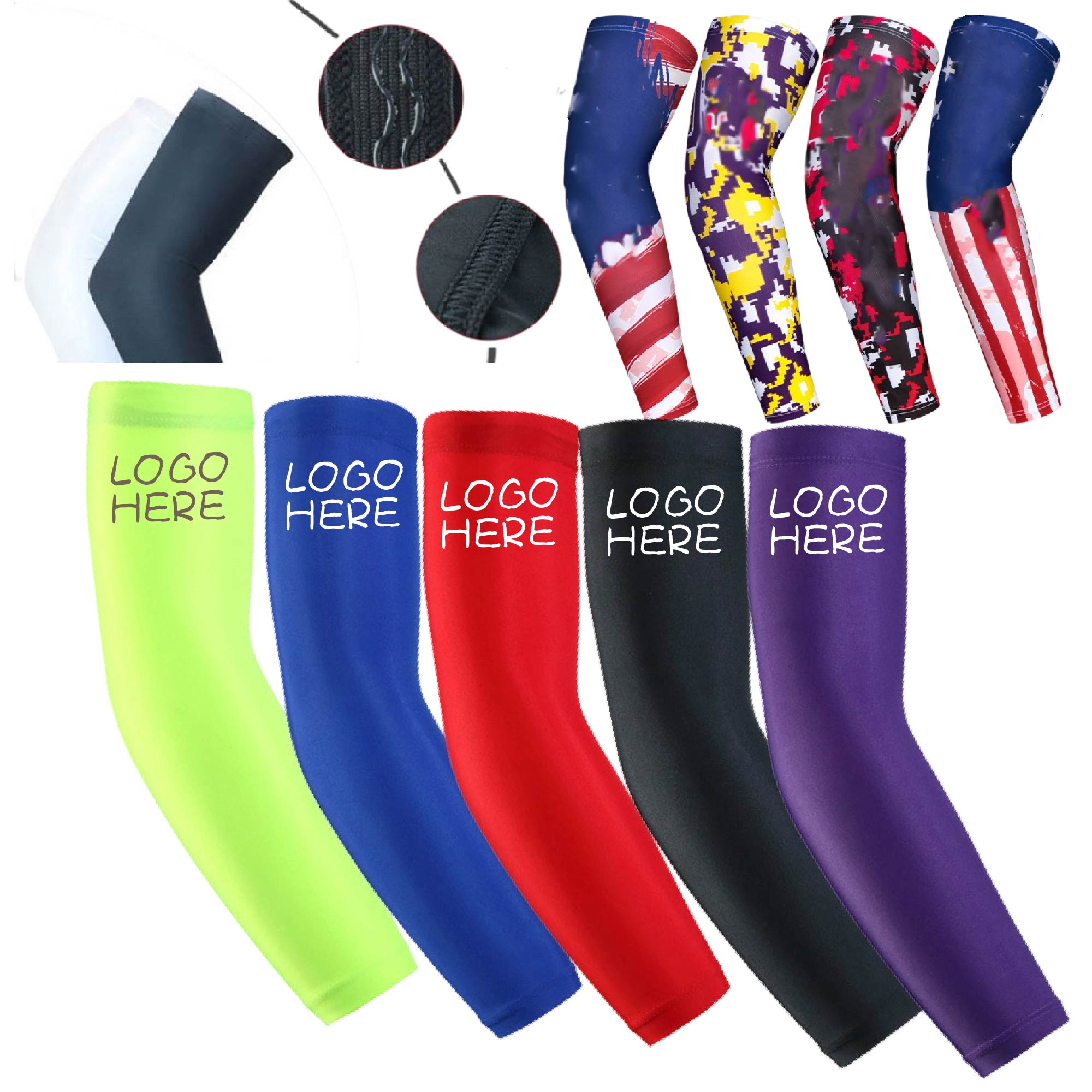 Dye-sublimated Compression Arm Sleeves 3