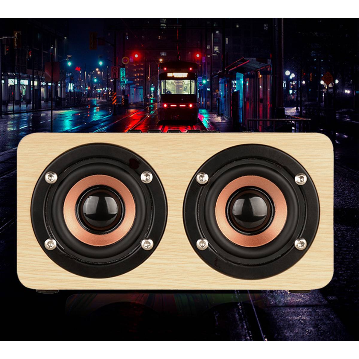 Wooden Vintage Bluetooth Speaker 6