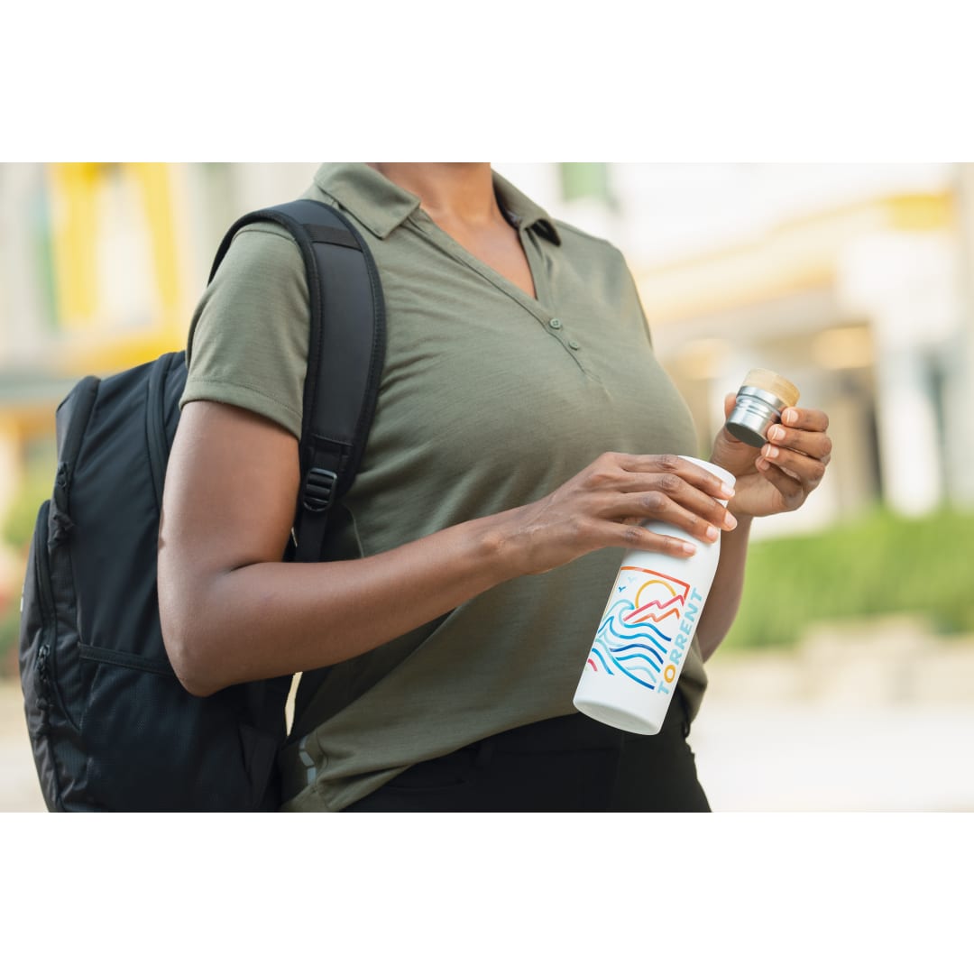 FSC® 100% Bamboo Cap 17oz Shaco Copper Vac Bottle 36