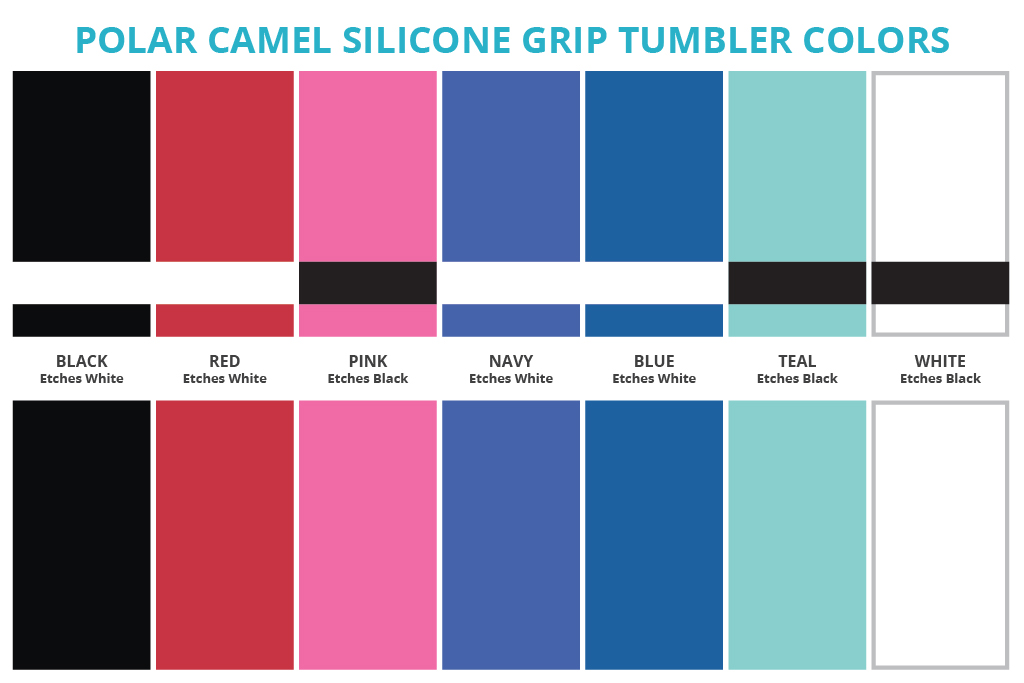 20 oz Silicone Grip Polar Camel Metal Tumbler 3