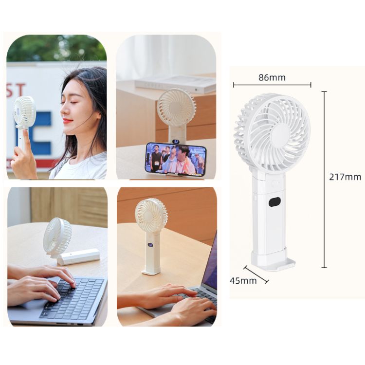 Rechargeable Personal Hand Fan With Charger 3