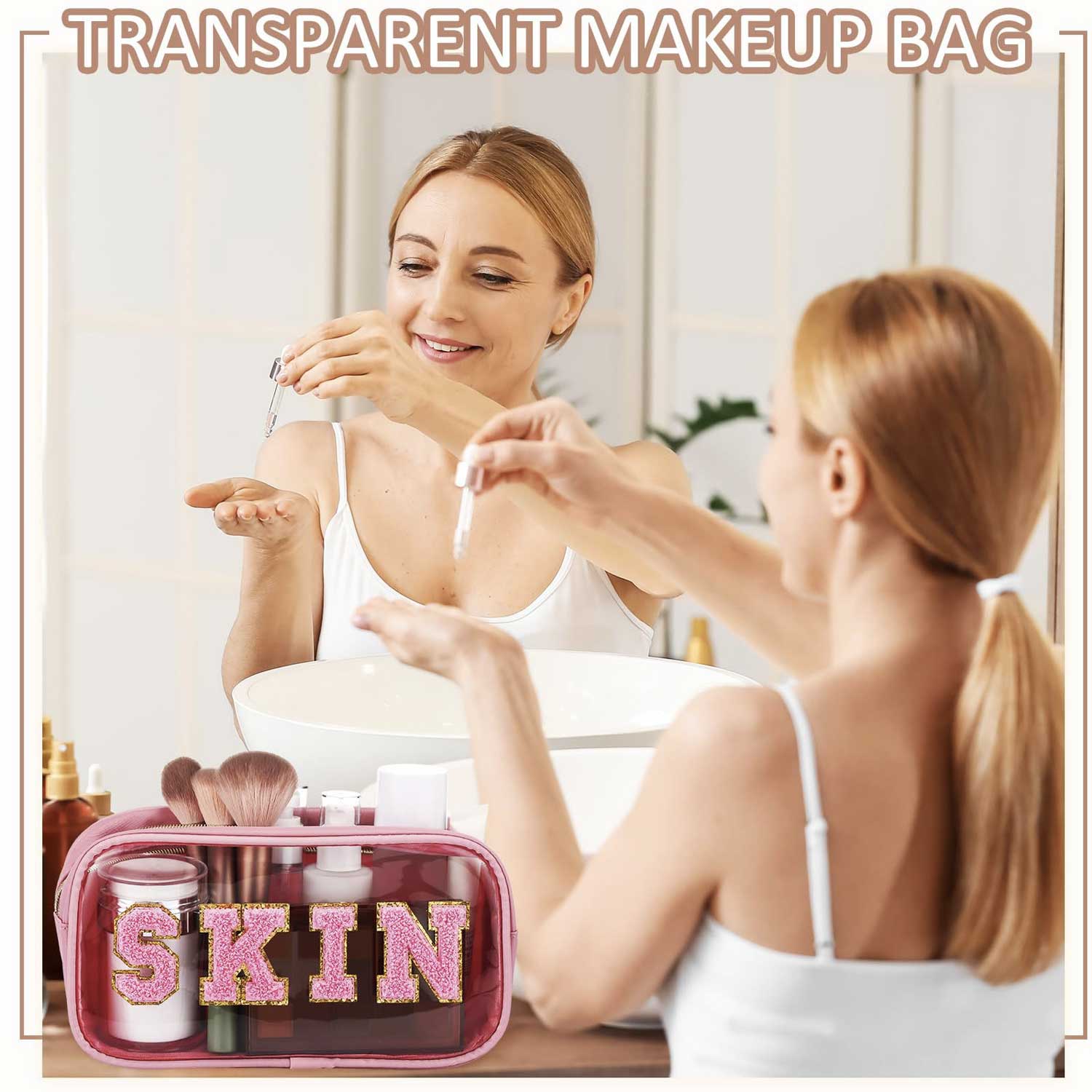 Custom Transparent Cosmetic Case - Leakproof Shower Bag 2