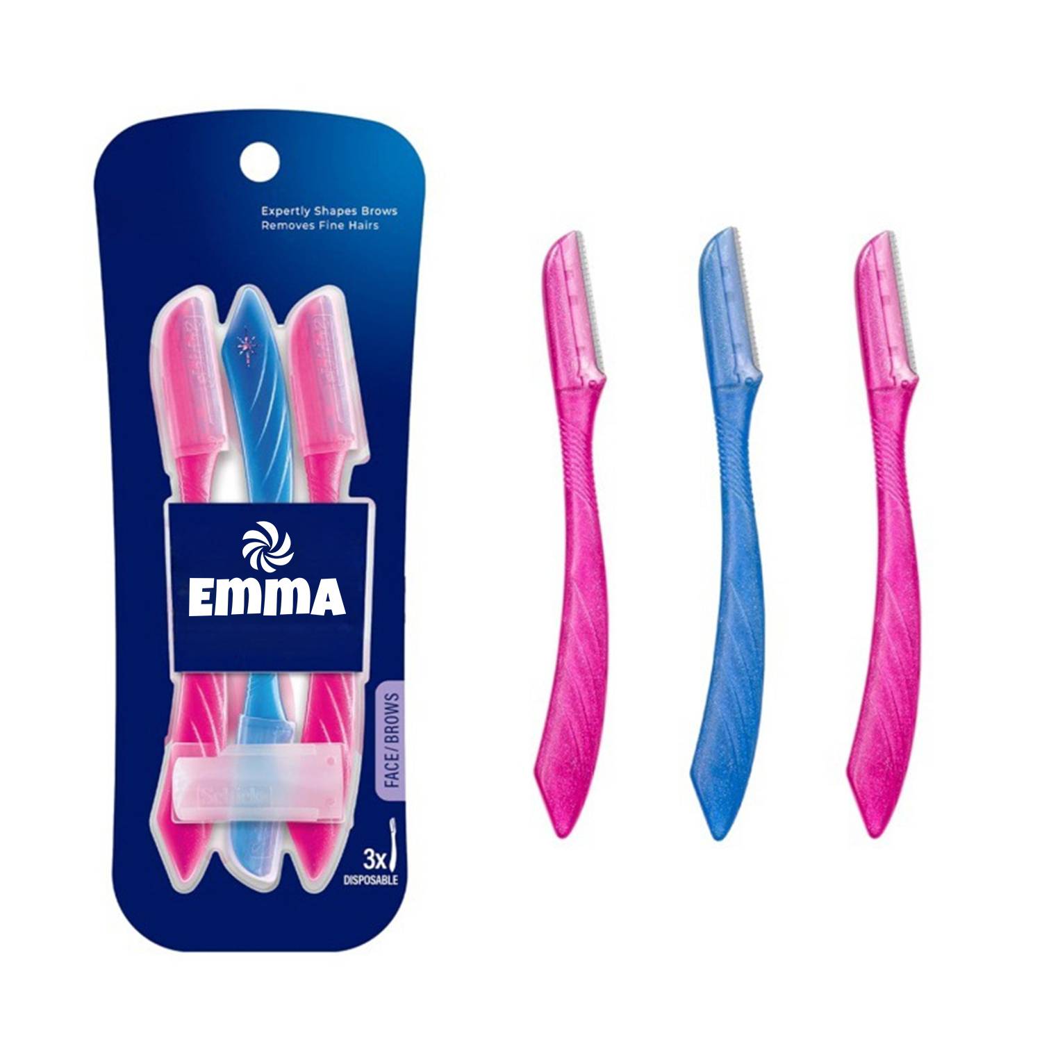 3-Pack Dermaplane Face Razors 2
