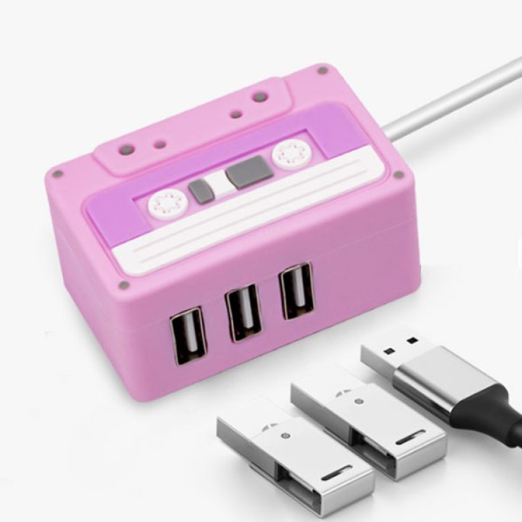 Custom Shaped PVC USB Hub - USB-A with Optional Type-C Upgrade 17