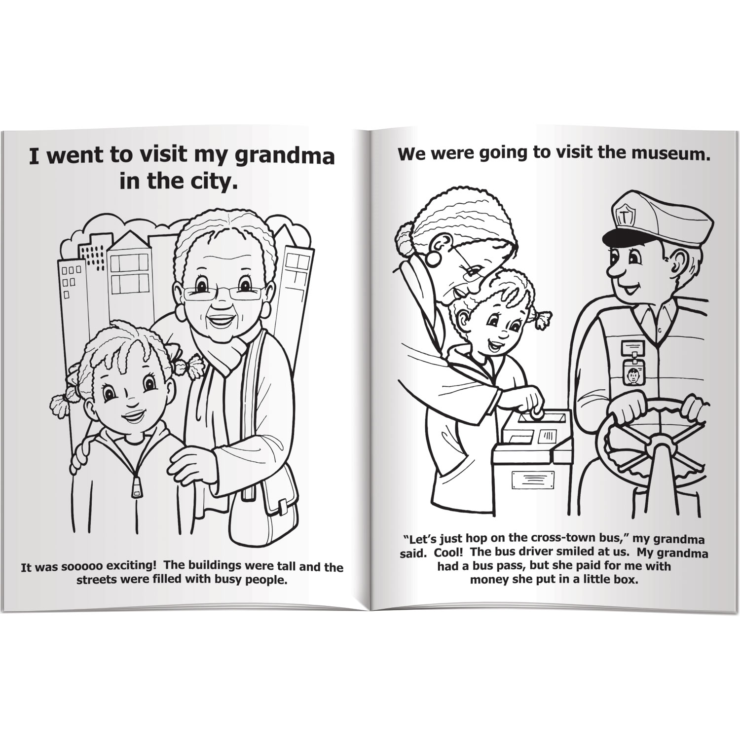 Coloring Book - Fun With Public Transportation 2
