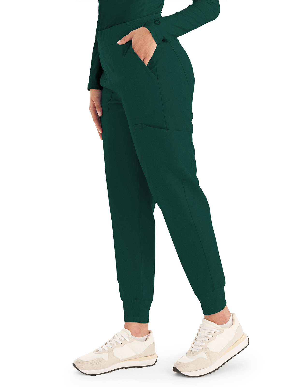 Landau - ProFlex - Women's Six-Pocket Mid-Rise Elastic-Back Waist Jogger Pant 24