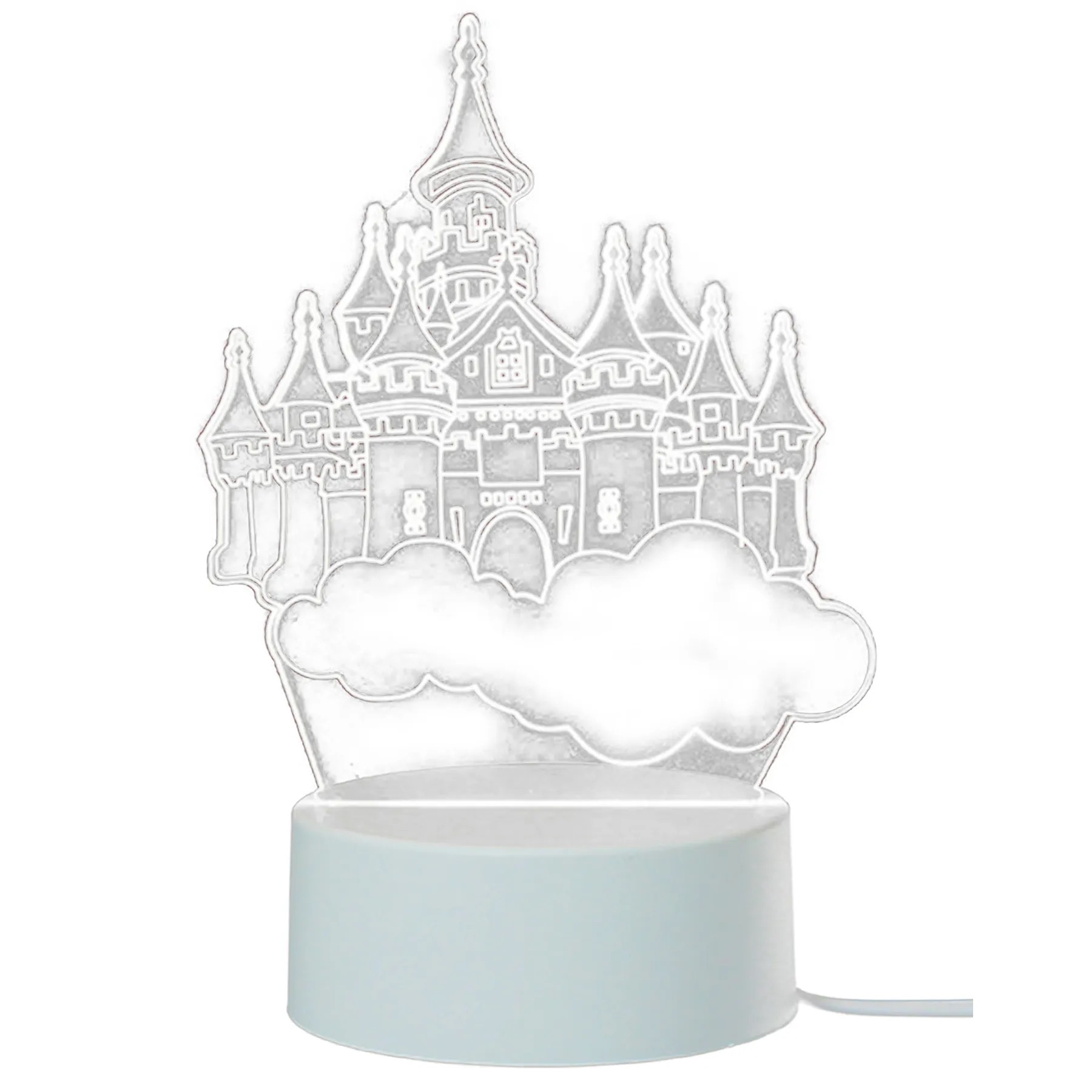 Castle Series Acrylic Led Nightlight 2
