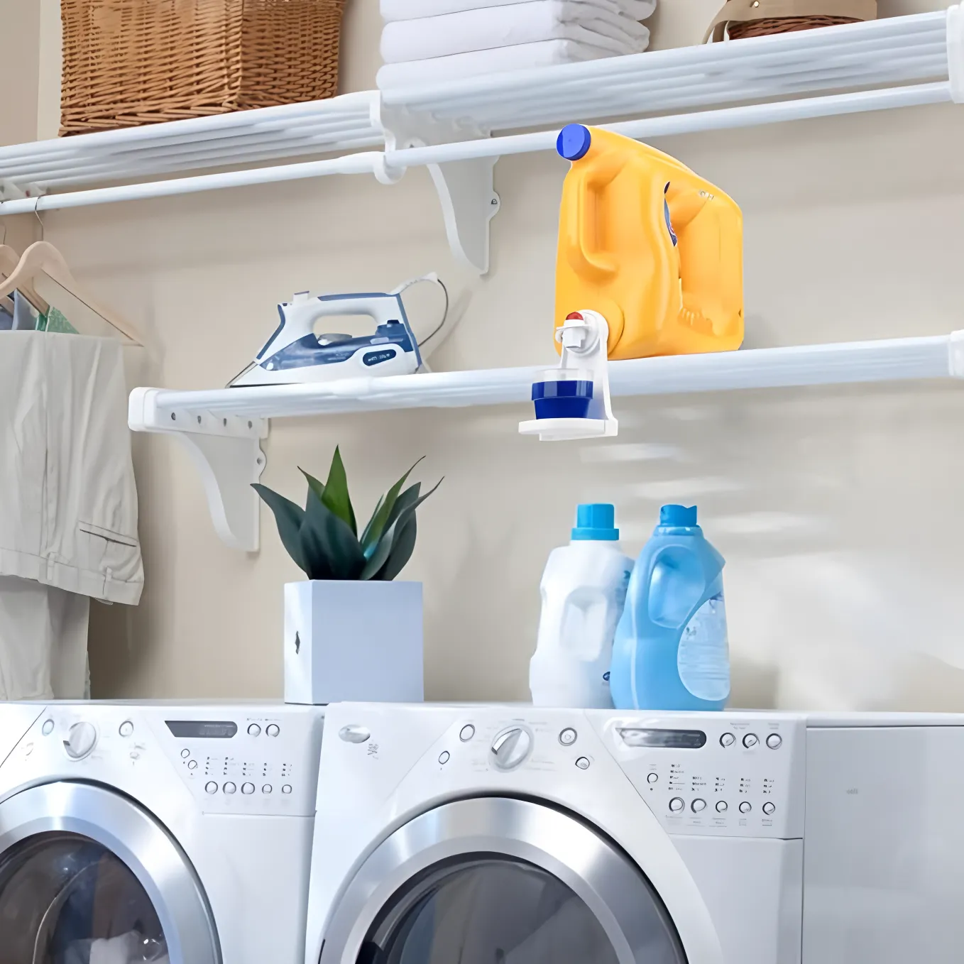 Laundry Detergent Cup Holder with Drip Tray 5