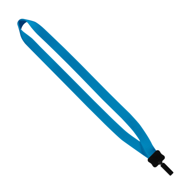 3/4" Smooth Nylon Lanyard with Plastic Clamshell & Bulldog Clip 19