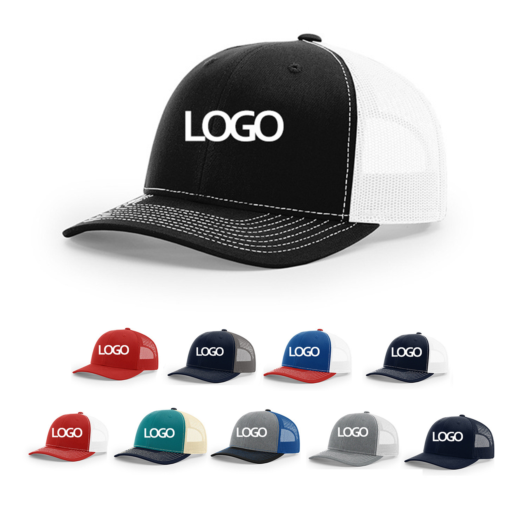 Trucker Snapback Cap with Mesh 2