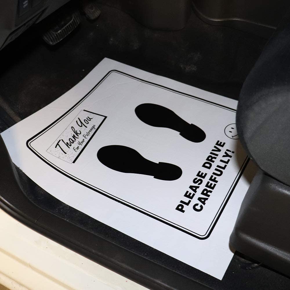 Paper Car Floor Mats 2