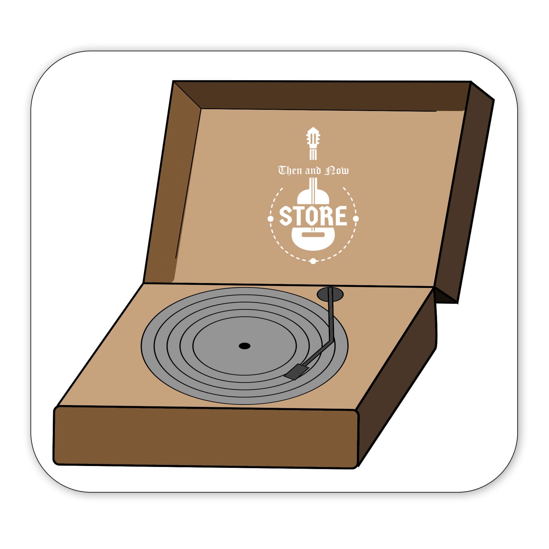 Record Player Shaped NoteKeeper™ Magnet 20 Mil 2