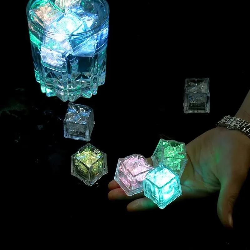 Multicolor Led Liquid Activated Ice Cubes 5