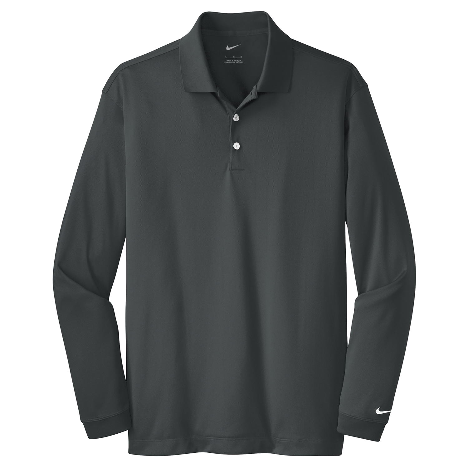 Nike Long Sleeve Dri-FIT Stretch Tech Polo w/ Screen Print 3
