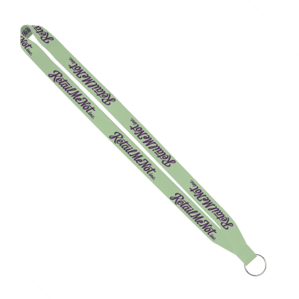 IMPORT Rush 3/4" Dye-Sublimated Lanyard Sewn Silver Metal Split-Ring 2