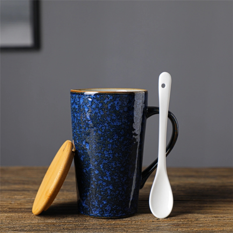 Custom 14 Oz Frosted Ceramic Coffee Mug 9