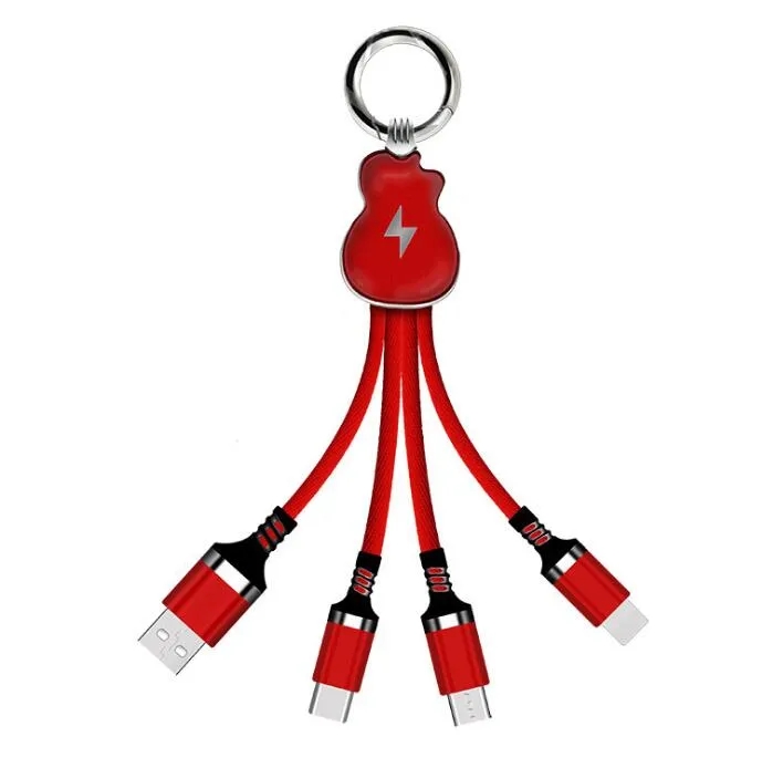 3 in 1 Micro USB Typec Charging Cable Data line 4
