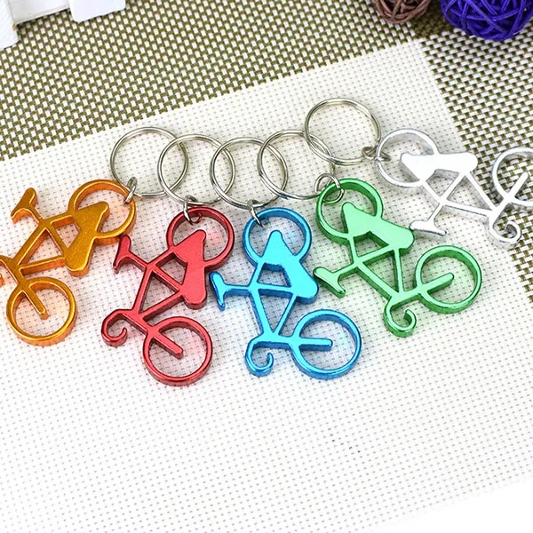 Bicycle Shape Bottle Opener Keychains 2