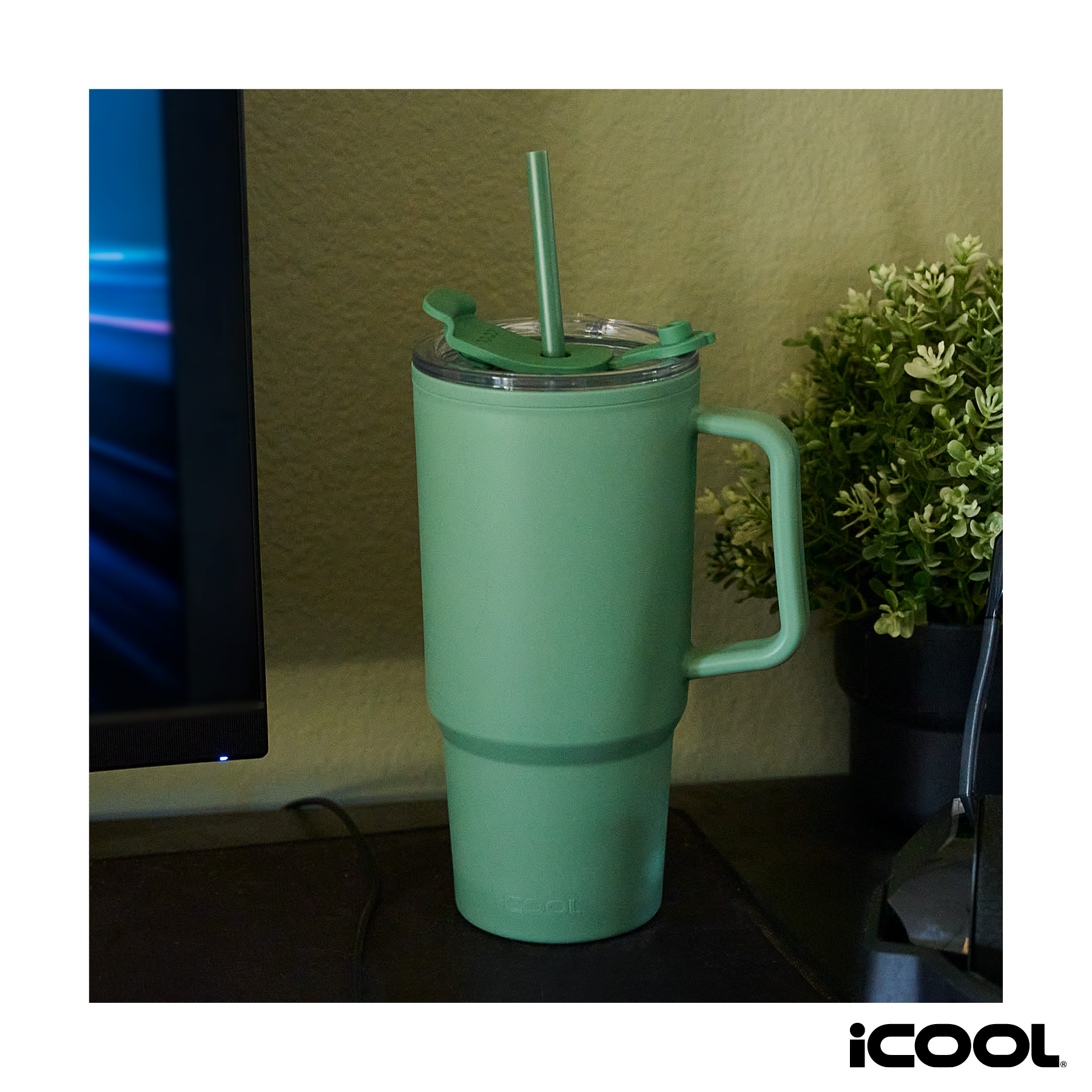 iCOOL® Ouray 30 oz. Double Wall Polypropylene Travel Tumbler 16