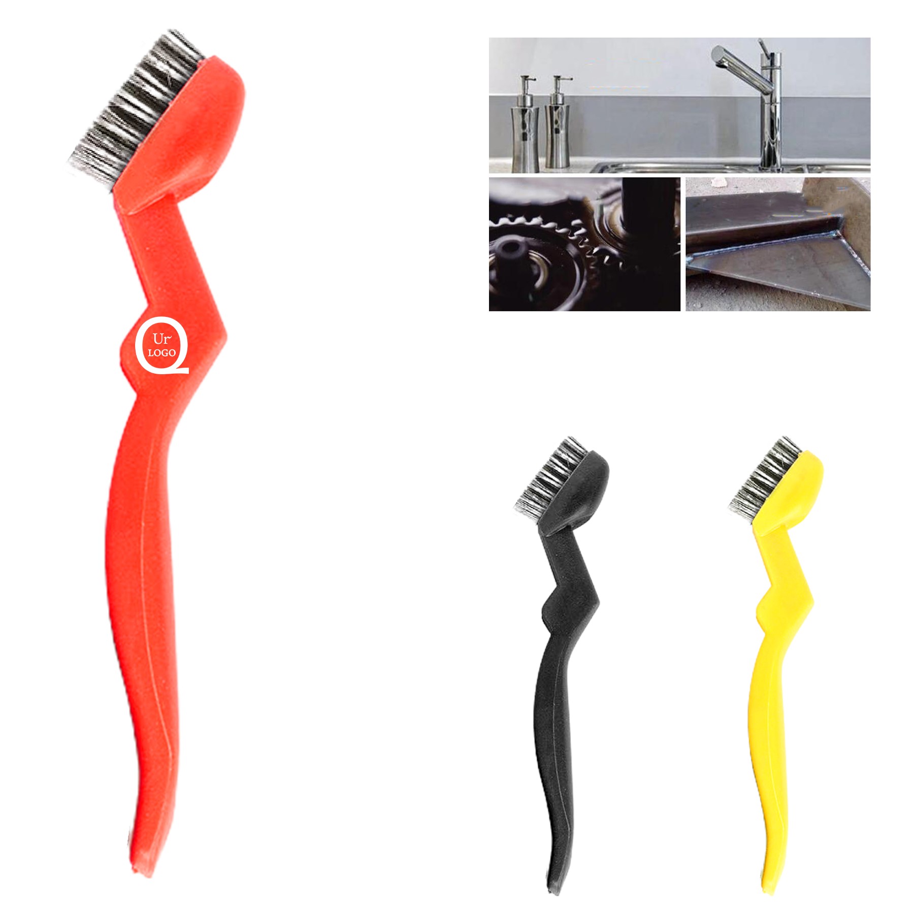 Tobacco Pipe Shaped Stainless Steel Golf Club Brush