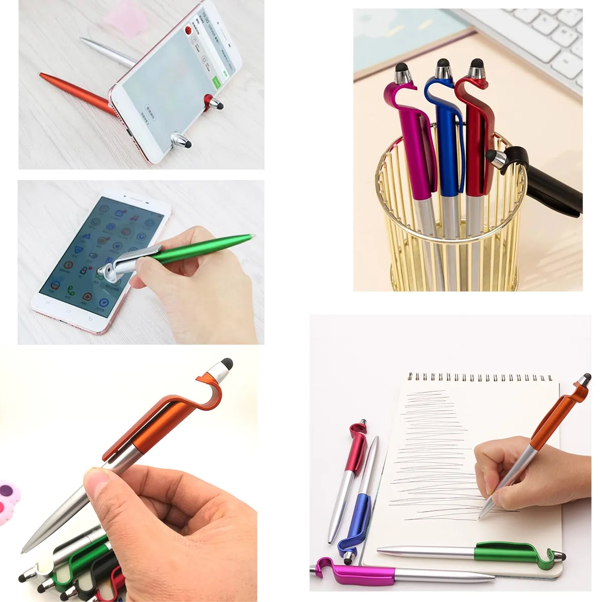 3in1 Mobile Phone Holder Stylus Pen 3
