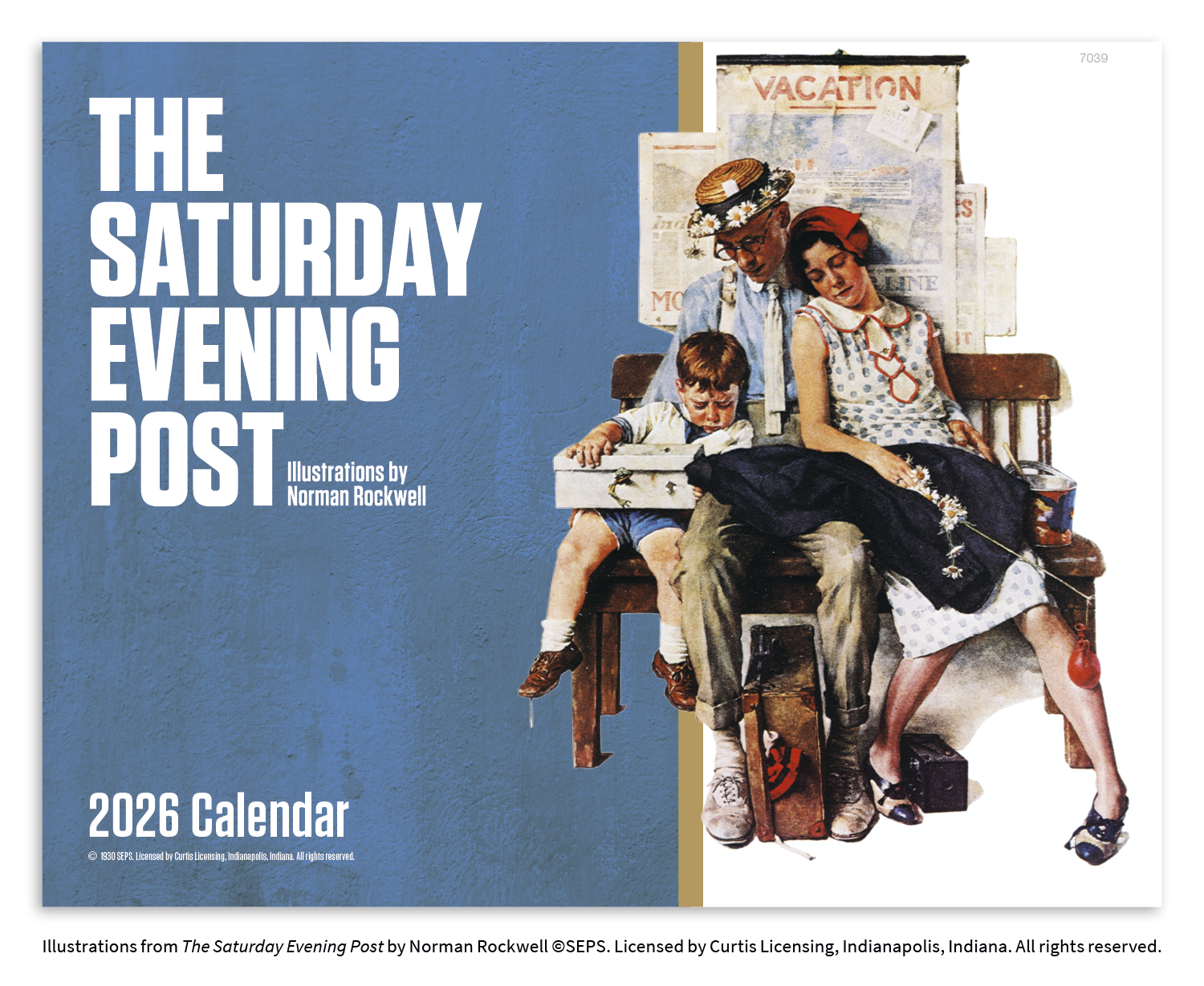 Good Value™ The Saturday Evening Post - Window Calendar 47