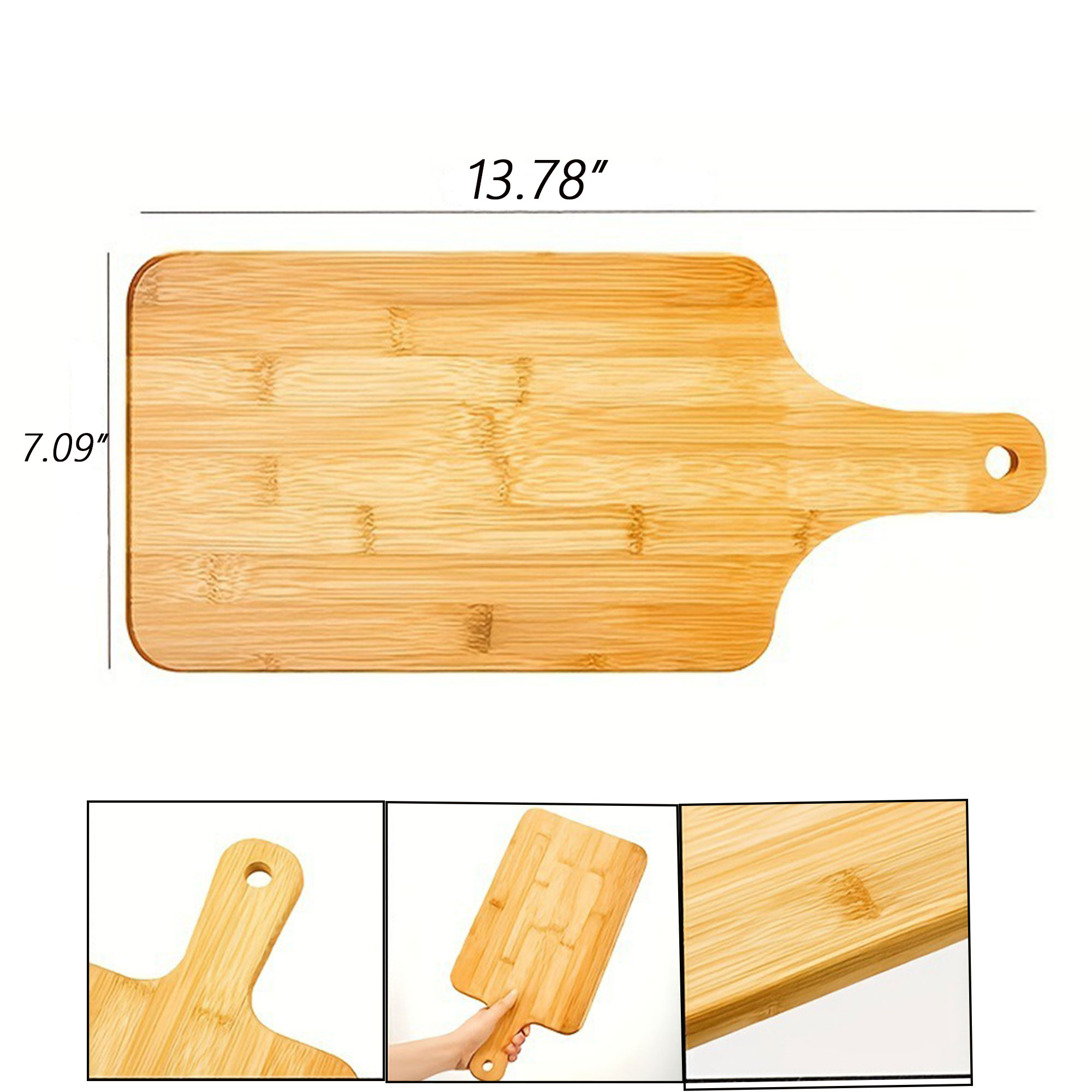Wood Cutting Board With Handle 4