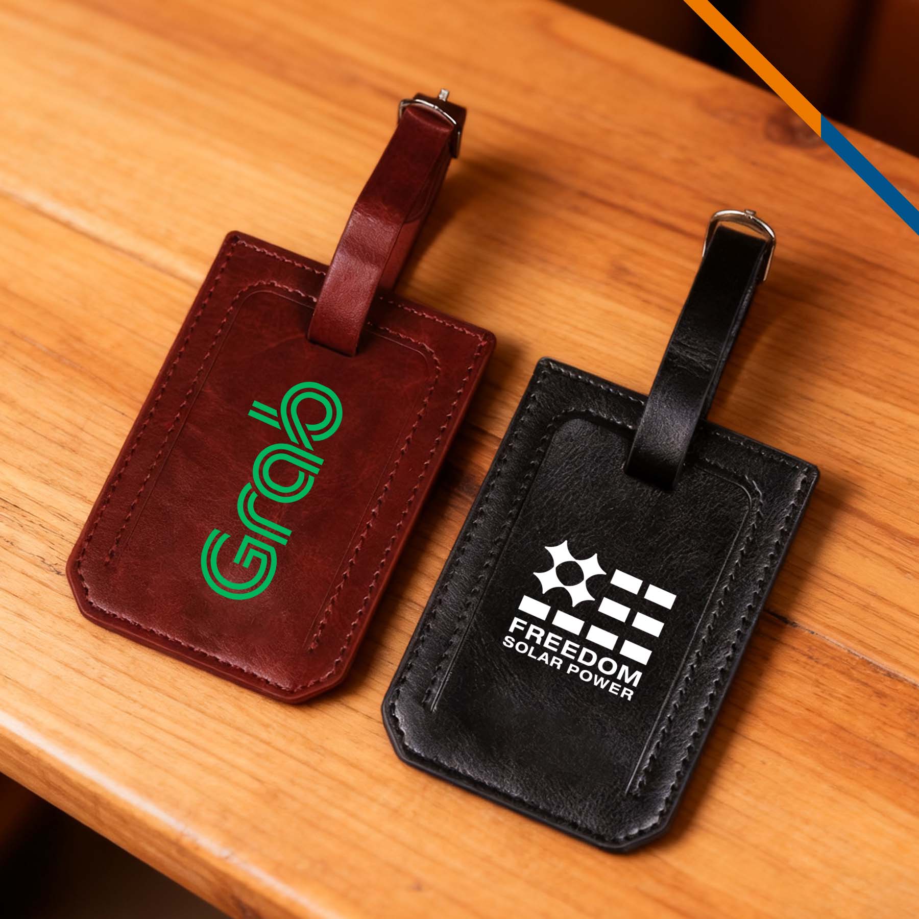 FuseTag PU Leather Luggage Tag 10