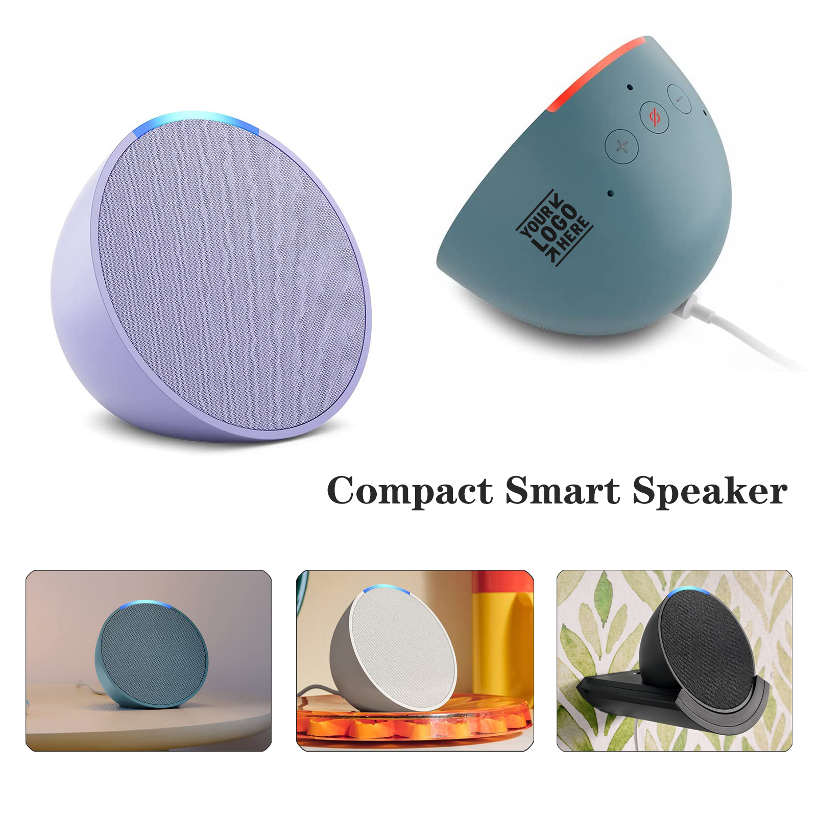 Full sound compact smart speaker with Alexa 2