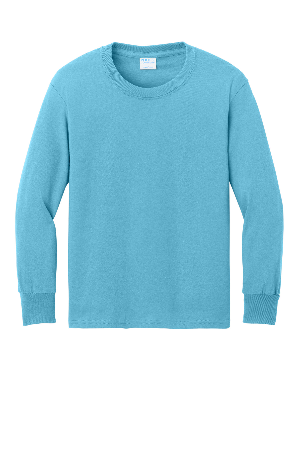 Port & Co Youth Long Sleeve Core Cotton Tee. PC54YLS 66