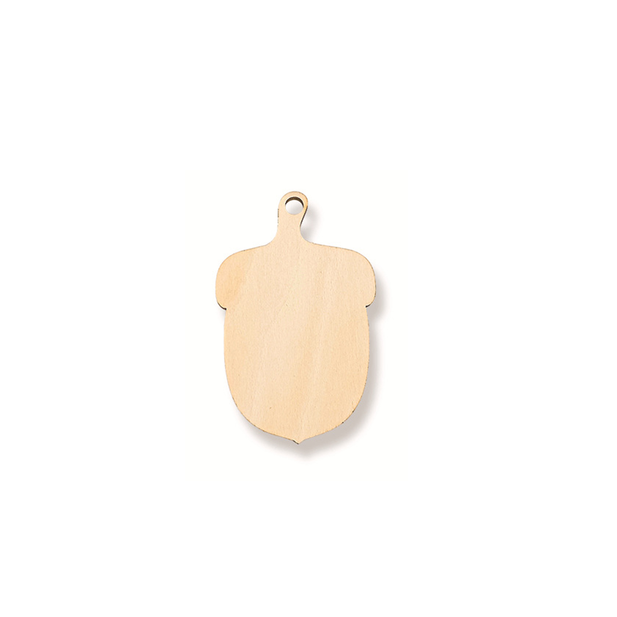 Natural Wood Christmas Tree Pendant 18