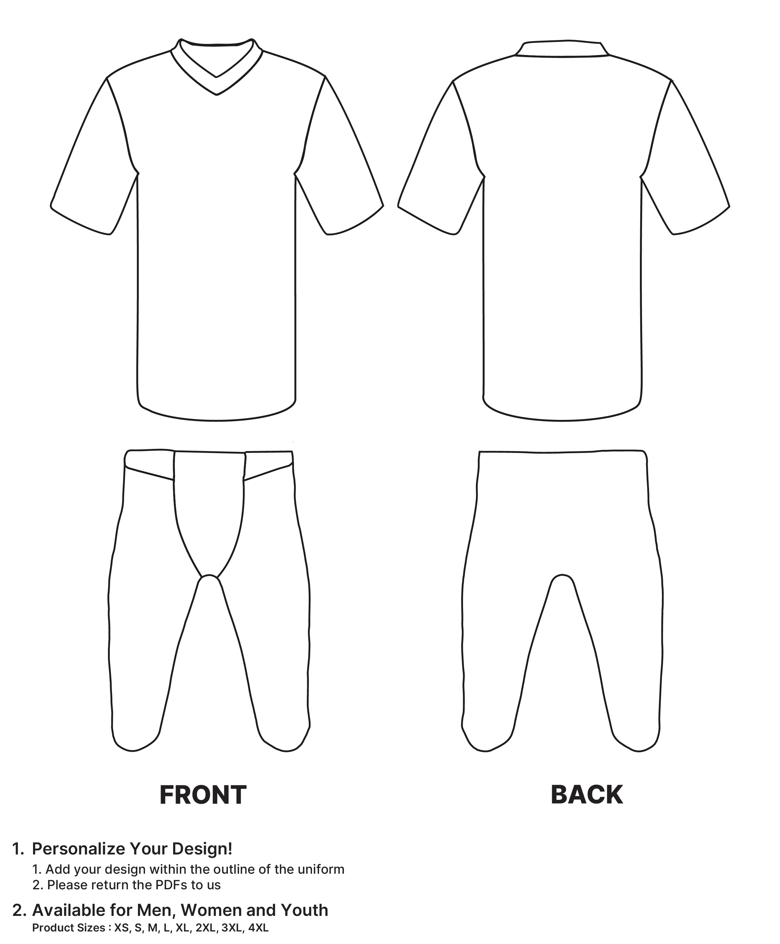 Custom Football Uniform - Jersey and Pants 2