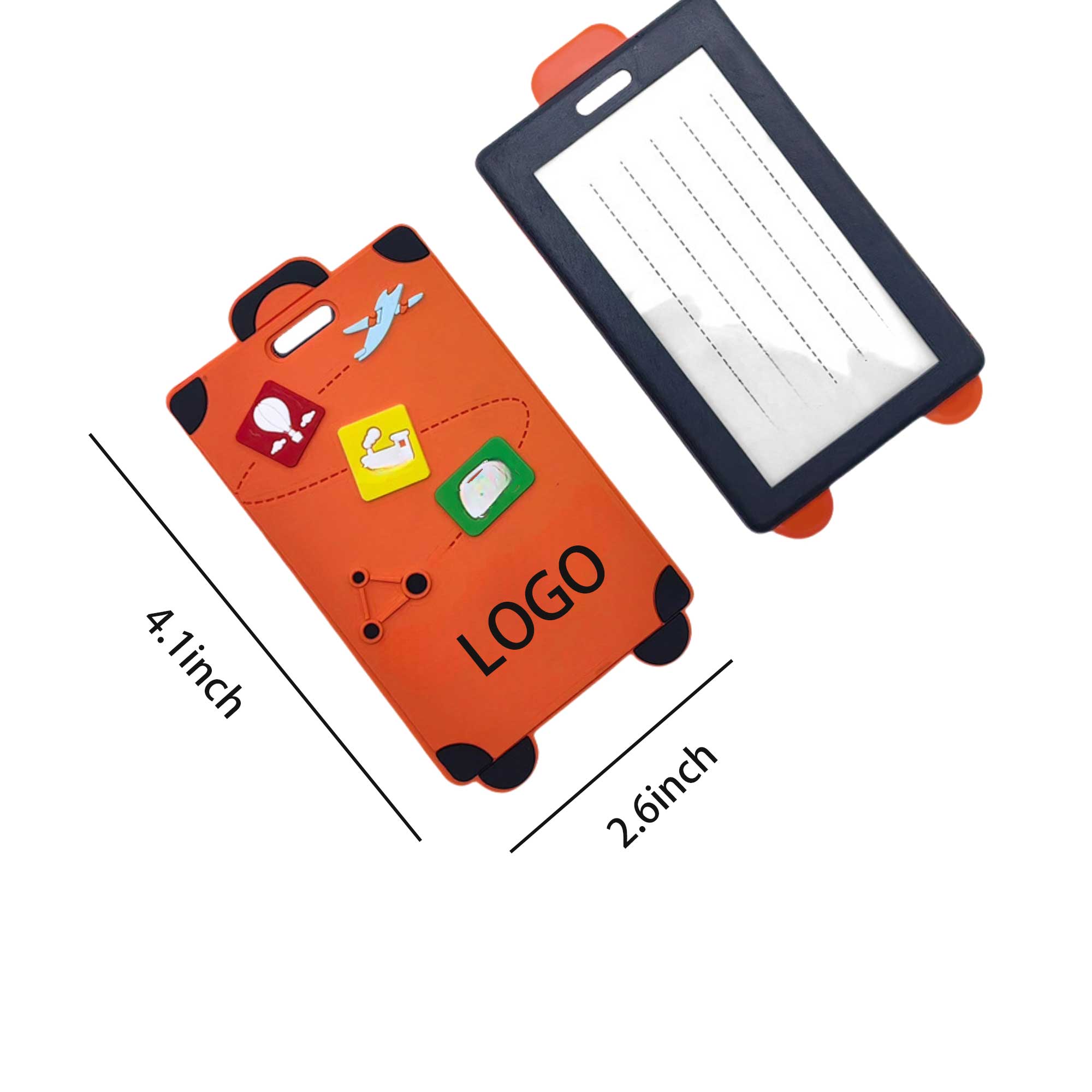 Travel Silicone Luggage Tag 2