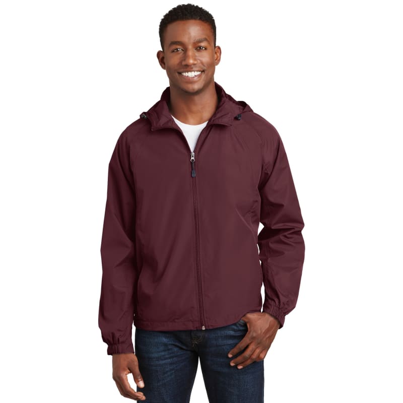 Sport-Tek Hooded Raglan Jacket. 14