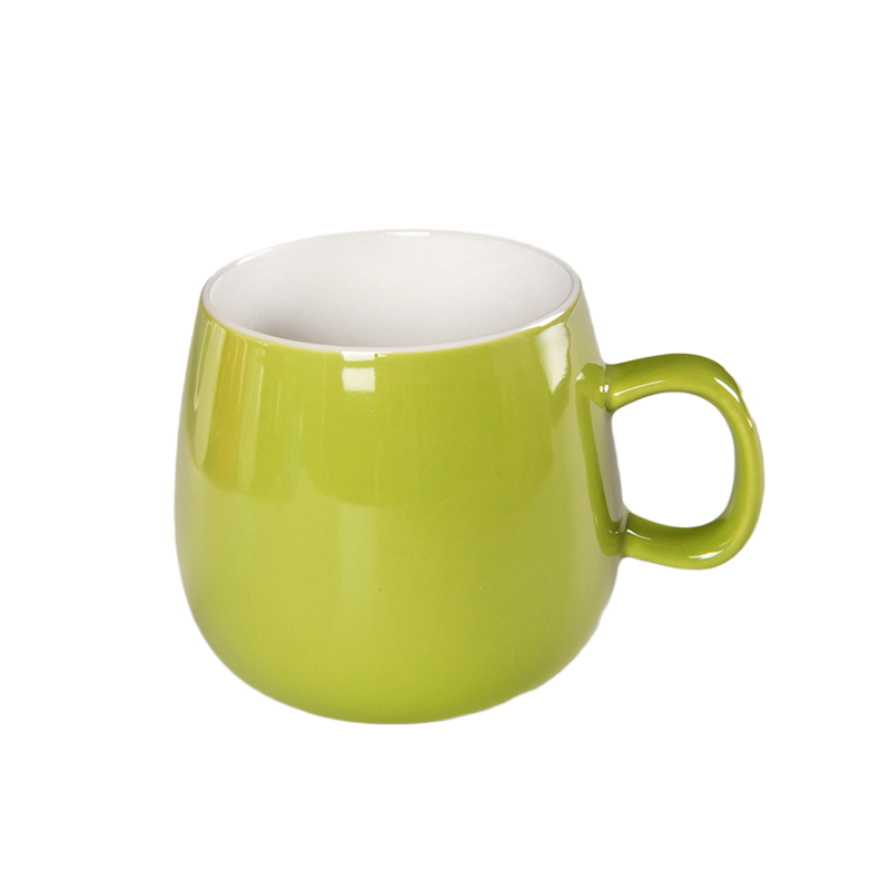 Custom Logo 9 oz. Ceramic Milk Mug 5