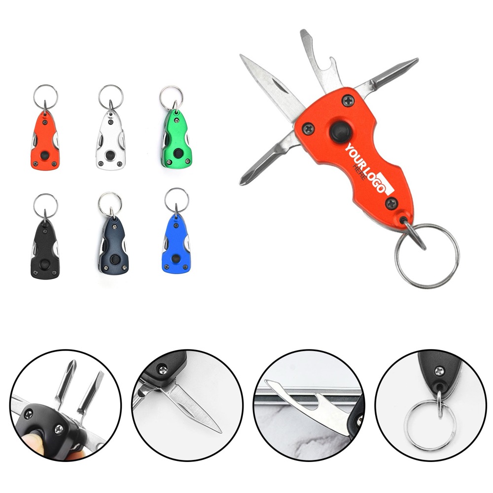 Key Ring Multitool With LED Flashlight 2