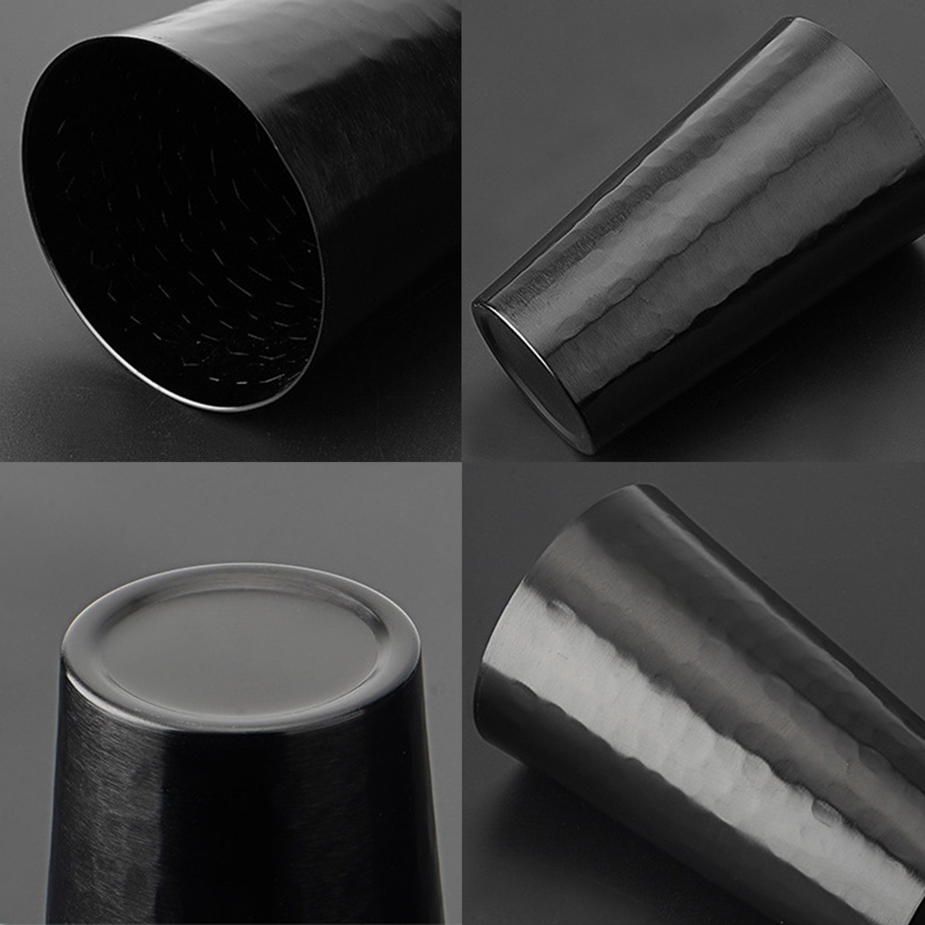 Aluminum Hammer Texture Cup Camping Beer Mug 1