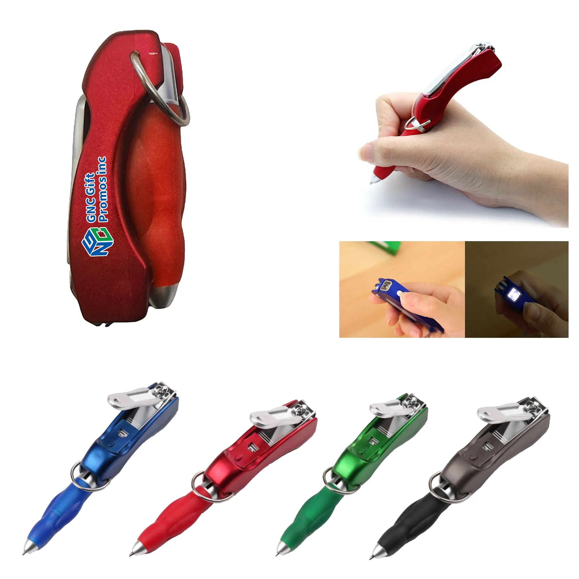Promotional Custom Advertising Flashlight Carabiner 5