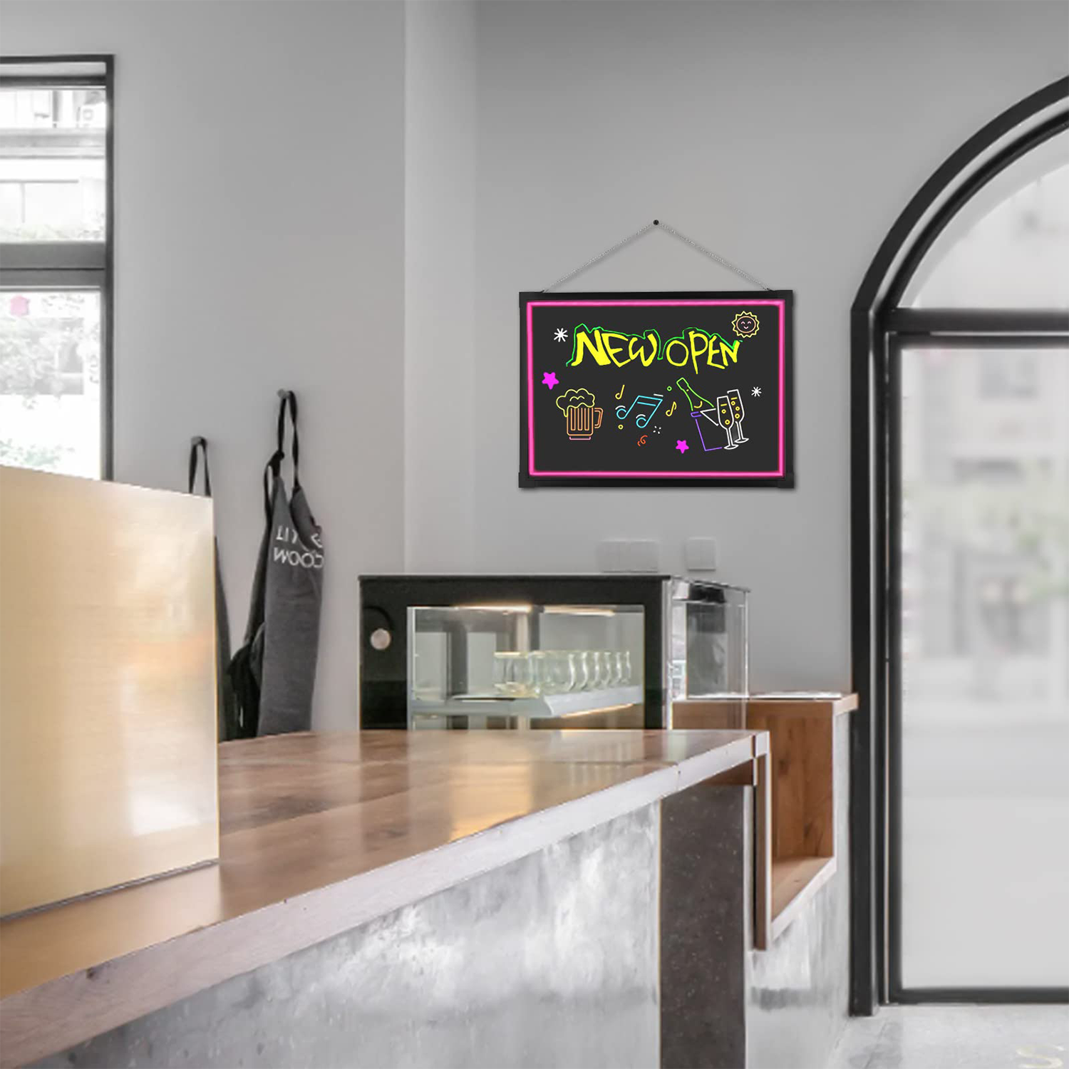 Acrylic RGB magic LED Writing Board 2