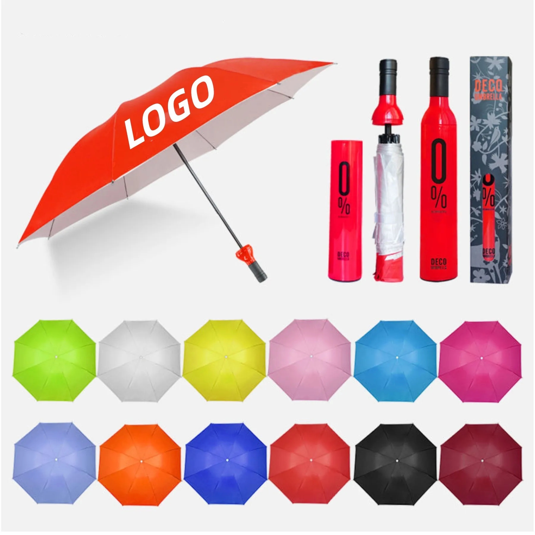 Creative Wine Bottle Umbrella 13