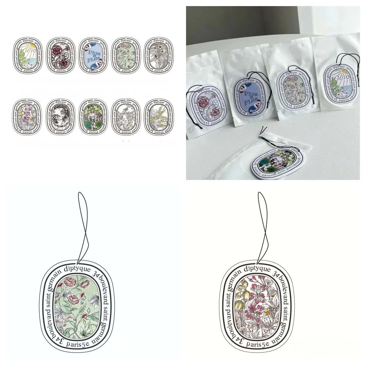Hanging Air Freshener Fragrance Scented 4