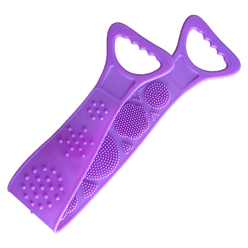 Massage Back Artifact Silicone Pull Back Strip Bath Towel 3