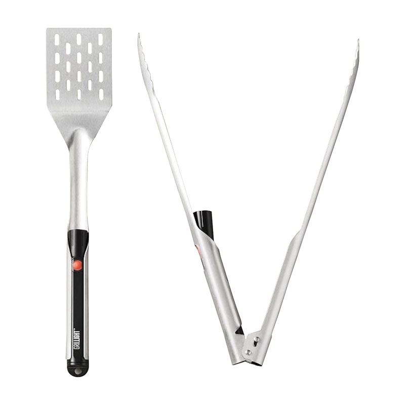 Grillight® Premium Stainless Steel LED Grill Set 12