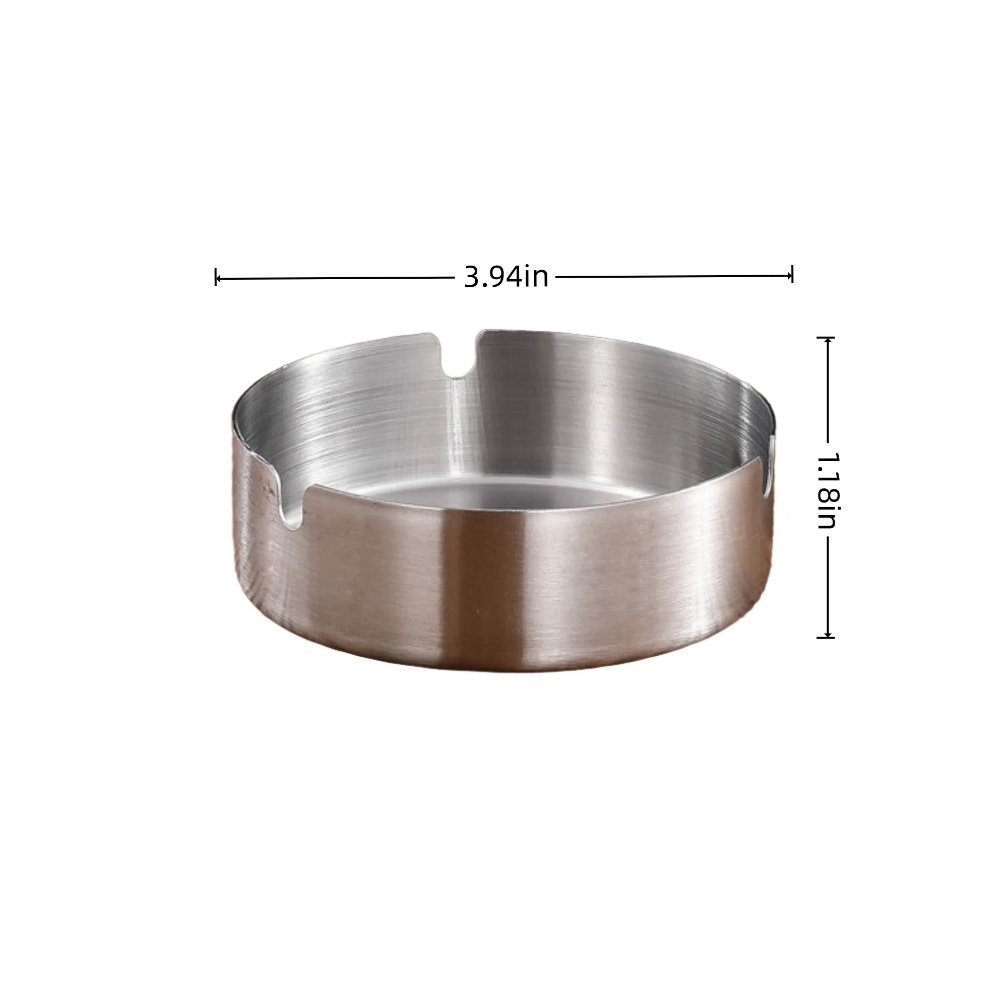 Stainless steel commercial minimalist advertising  ashtray 5