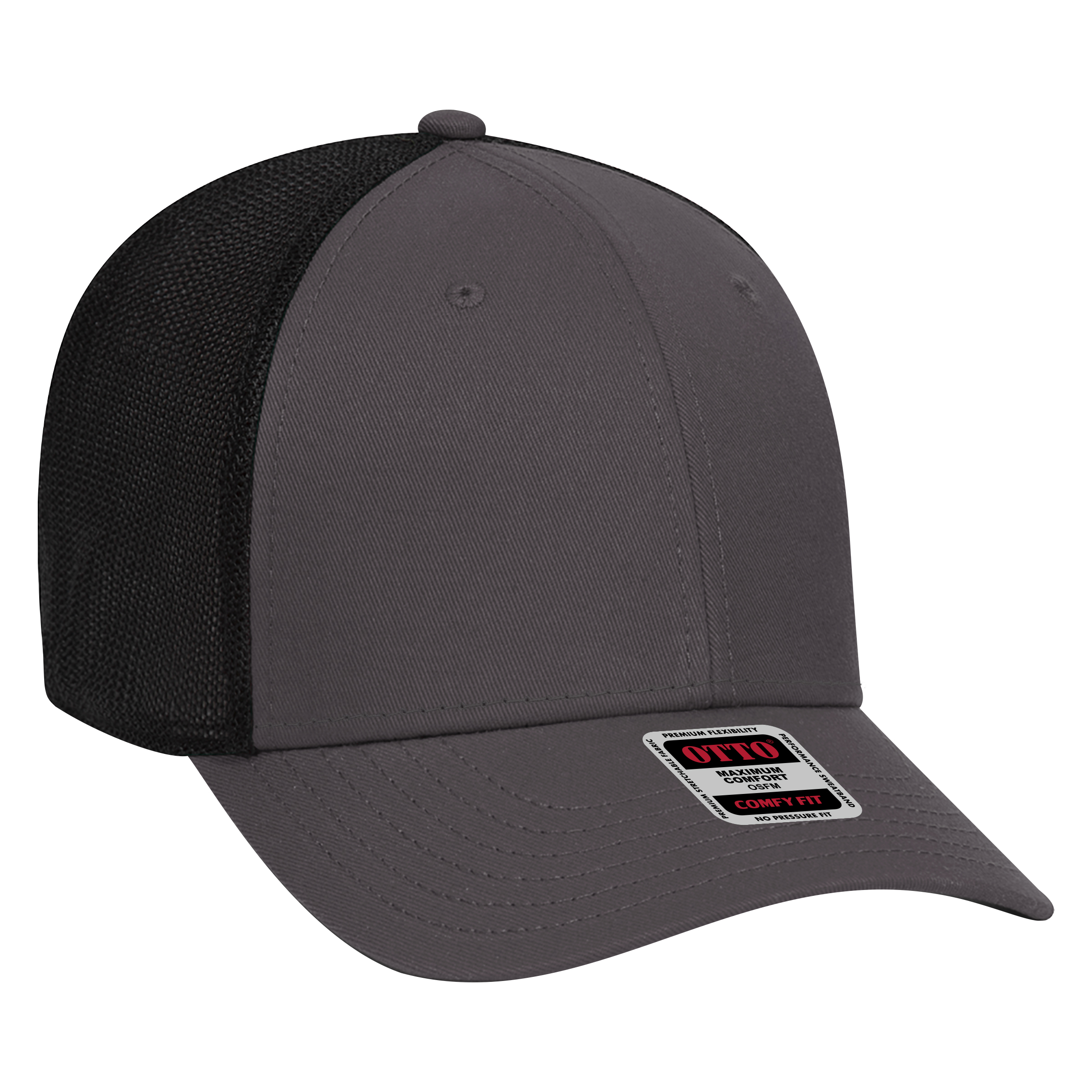 OTTO CAP® OTTO COMFY FIT® 6 Panel Low Profile Mesh Back Trucker Hat 18