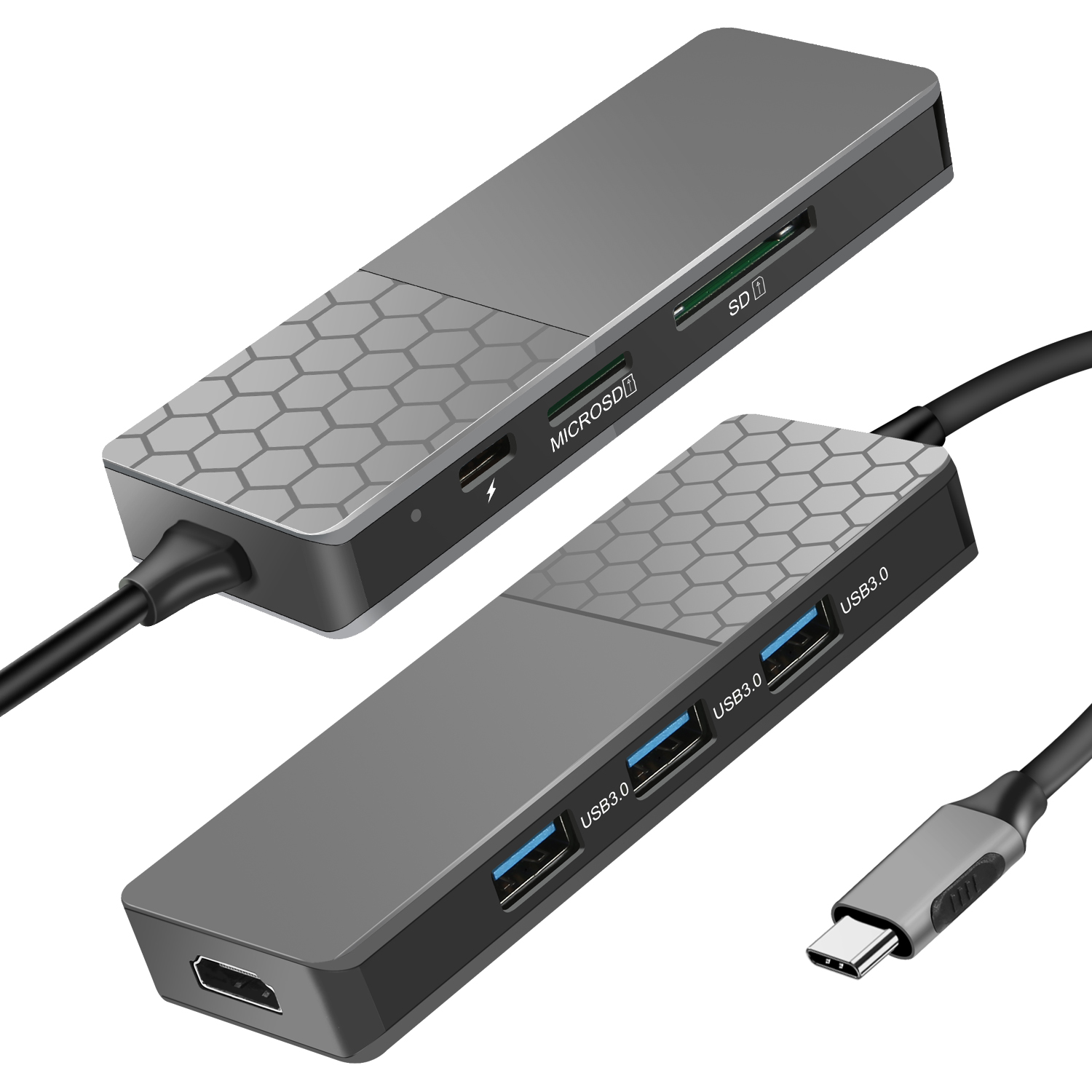 7-in-1 USB Type-C Hub – 4K HDMI, 3 USB 3.0 Ports, SD Card Reader & 87W PD Charging 13